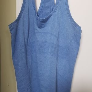 LULULEMON Size 6 Blue Run Swiftly Racerback Tech Tank Top